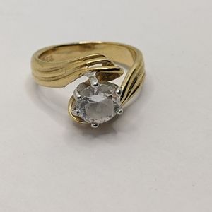 18kge cz fashion ring